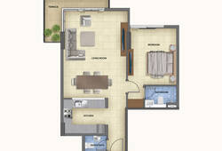 1 bedroom apartment